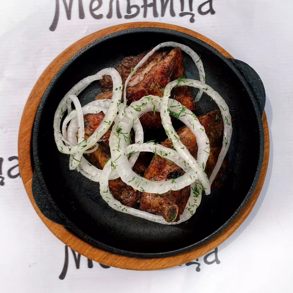 From pork ribs • "Melnitsa" restaurant, Kharkiv