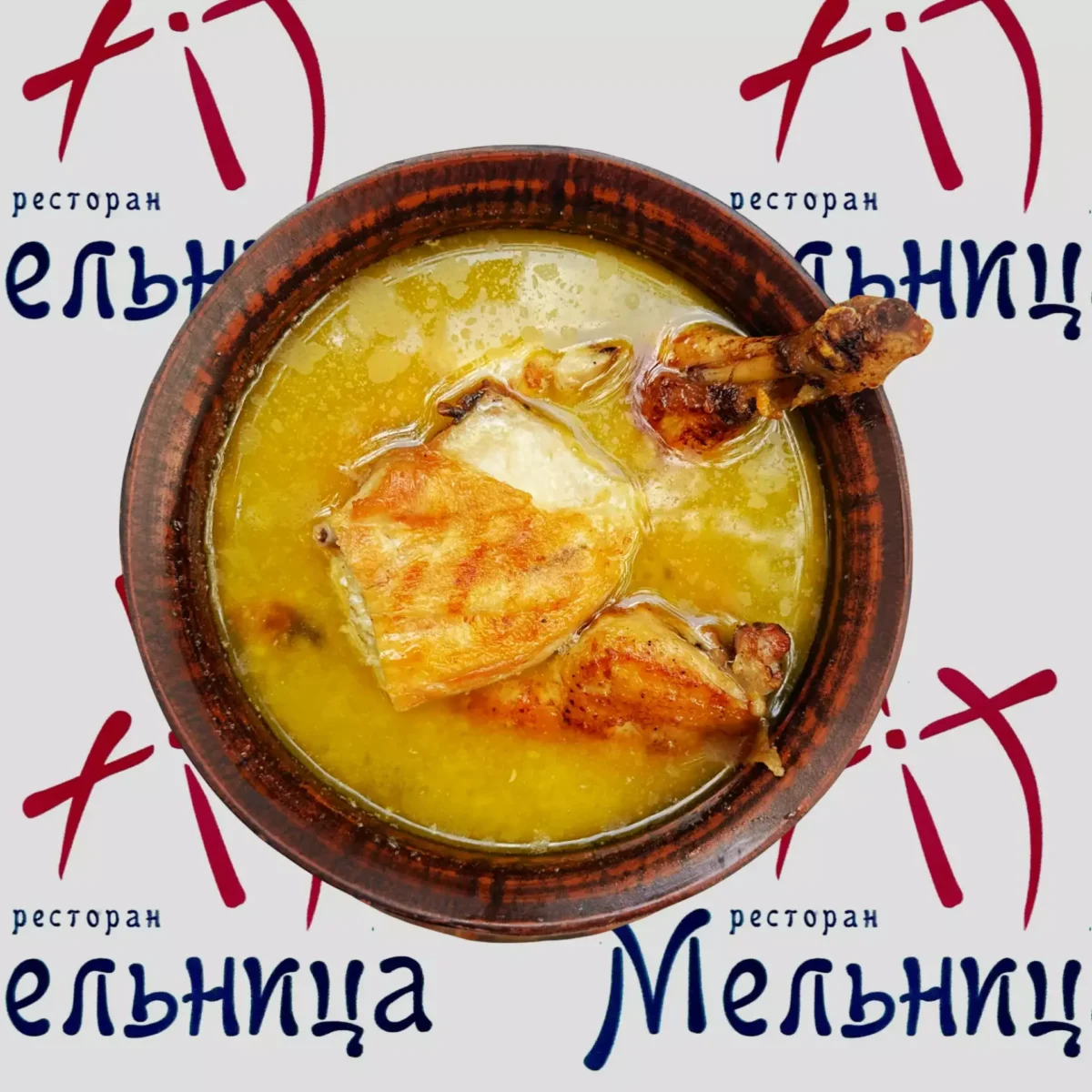 Chkmeruli chicken • "Melnitsa" restaurant, Kharkiv